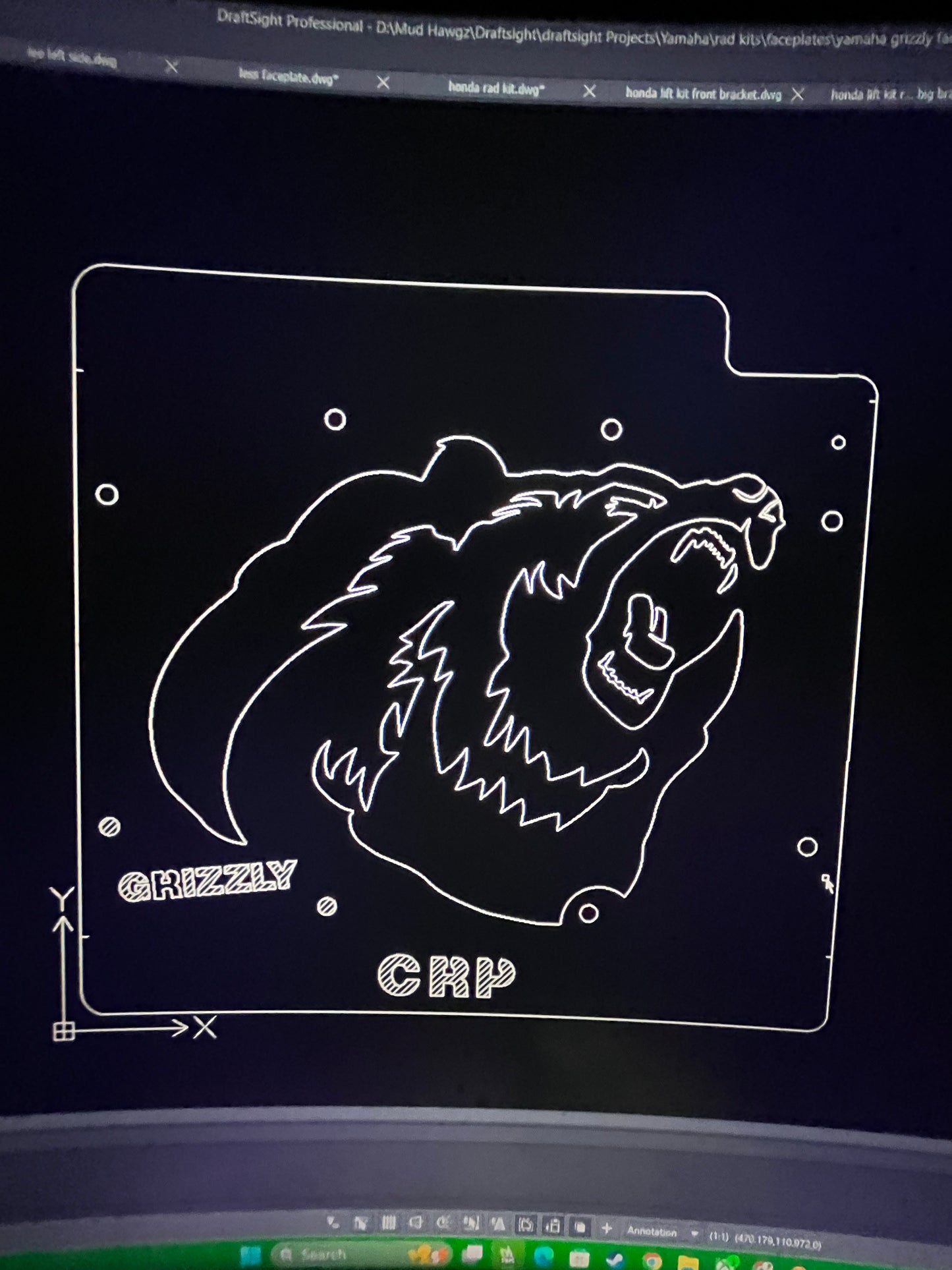 Yamaha Grizzly/Kodiak 700 16-26 Radiator Relocation Kit