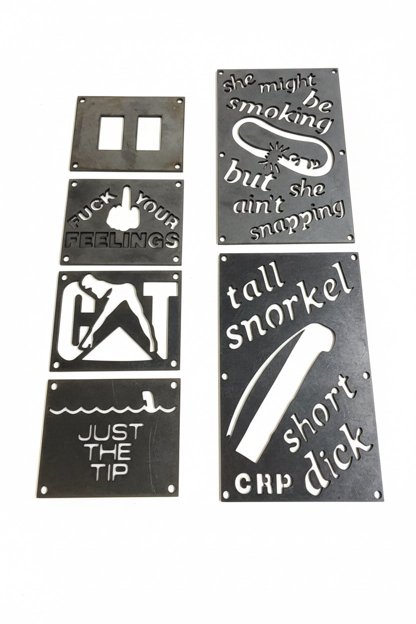 Honda Custom Safety Plates - Safety Plates