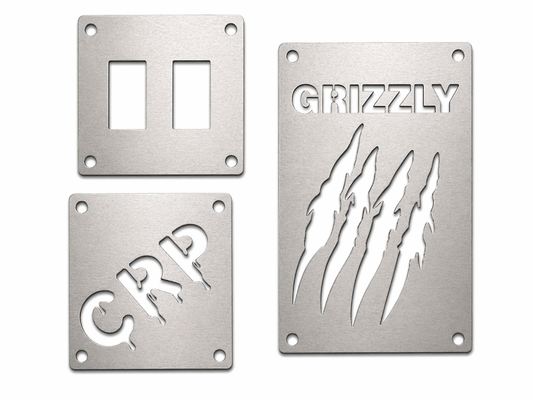 Yamaha Grizzly Custom Safety plates